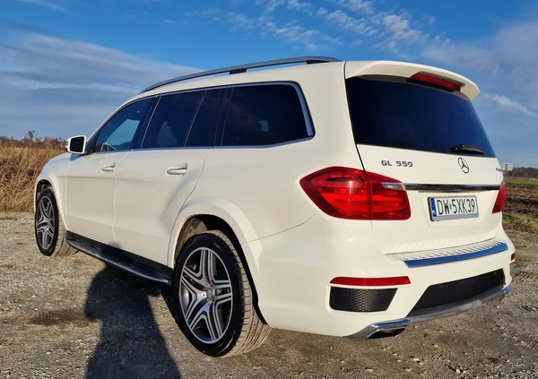 Mercedes-Benz GL cena 159900 przebieg: 167000, rok produkcji 2013 z Wrocław małe 781